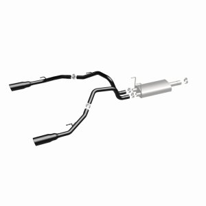 Dodge Ram 1500 Performance Exhaust - Dual Spilt Rear Exit - Magnaflow - Street Series Cat Back - Black - `09-`15