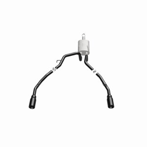 Dodge Ram 1500 Performance Exhaust - Dual Spilt Rear Exit - Magnaflow - Street Series Cat Back - Black - `09-`15