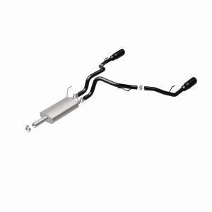 Dodge Ram 1500 Performance Exhaust - Dual Spilt Rear Exit - Magnaflow - Street Series Cat Back - Black - `09-`15