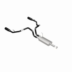 Dodge Ram 1500 Performance Exhaust - Dual Spilt Rear Exit - Magnaflow - Street Series Cat Back - Black - `09-`15