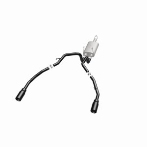 Dodge Ram 1500 Performance Exhaust - Dual Spilt Rear Exit - Magnaflow - Street Series Cat Back - Black - `09-`15