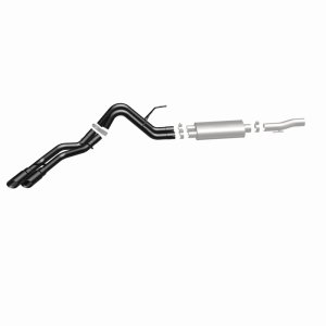 Ford F-150 Performance Exhaust - Magnaflow - Cat Back, Dual Same Side Exit, Street Series - Black - `10-`14