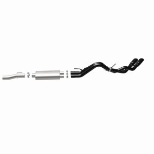 Ford F-150 Performance Exhaust - Magnaflow - Cat Back, Dual Same Side Exit, Street Series - Black - `10-`14