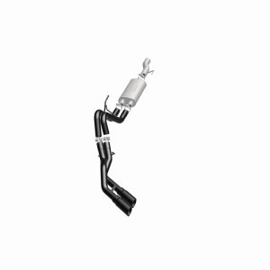 Ford F-150 Performance Exhaust - Magnaflow - Cat Back, Dual Same Side Exit, Street Series - Black - `10-`14