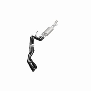 Ford F-150 Performance Exhaust - Magnaflow - Cat Back, Dual Same Side Exit, Street Series - Black - `10-`14