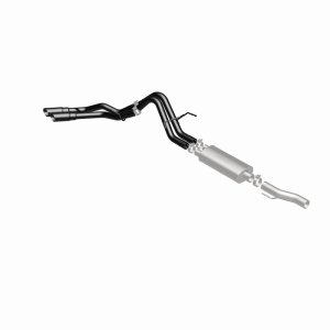 Ford F-150 Performance Exhaust - Magnaflow - Cat Back, Dual Same Side Exit, Street Series - Black - `10-`14