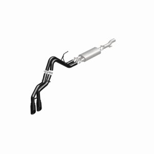 Ford F-150 Performance Exhaust - Magnaflow - Cat Back, Dual Same Side Exit, Street Series - Black - `10-`14