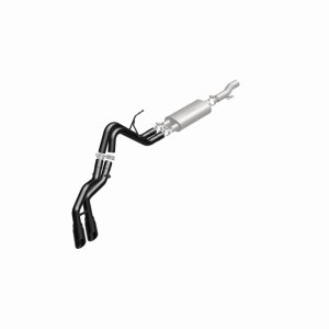 Ford F-150 Performance Exhaust - Magnaflow - Cat Back, Dual Same Side Exit, Street Series - Black - `10-`14