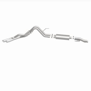 Ford F-150 Performance Exhaust - Dual Same Side Behind Passenger Rear Tire - Magnaflow - Street Series Cat-Back - Polished - `11-`14 Ford F-150 Performance Exhaust - Dual Same Side Behind Passenger Rear Tire - Magnaflow - Street Series Cat-Back - Polished - `11-`14