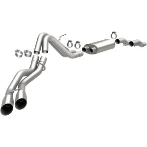 Ford F-150 Performance Exhaust - Dual Same Side Behind Passenger Rear Tire - Magnaflow - Street Series Cat-Back - Polished - `11-`14 Ford F-150 Performance Exhaust - Dual Same Side Behind Passenger Rear Tire - Magnaflow - Street Series Cat-Back - Polished - `11-`14