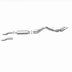 Ford F-150 Performance Exhaust - Dual Same Side Behind Passenger Rear Tire - Magnaflow - Street Series Cat-Back - Polished - `11-`14 Ford F-150 Performance Exhaust - Dual Same Side Behind Passenger Rear Tire - Magnaflow - Street Series Cat-Back - Polished - `11-`14