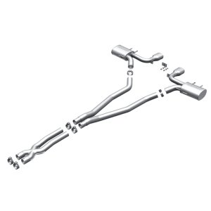 Cadillac CTS Performance Exhaust - Dual Center Rear Exit - Magnaflow - Cat Back - `11-`15