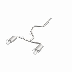 Buick Regal Performance Exhaust - Rear - Magnaflow - Street Series Cat-Back, Dual Split Rear Exit, Stainless Steel - Polished - `11-`17