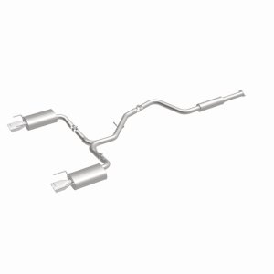 Buick Regal Performance Exhaust - Rear - Magnaflow - Street Series Cat-Back, Dual Split Rear Exit, Stainless Steel - Polished - `11-`17