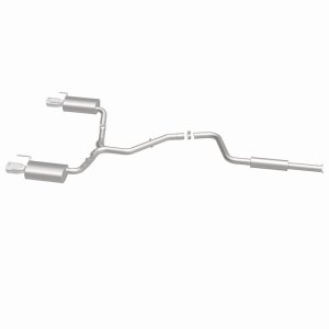 Buick Regal Performance Exhaust - Rear - Magnaflow - Street Series Cat-Back, Dual Split Rear Exit, Stainless Steel - Polished - `11-`17