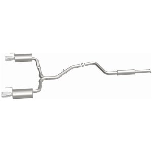 Buick Regal Performance Exhaust - Rear - Magnaflow - Street Series Cat-Back, Dual Split Rear Exit, Stainless Steel - Polished - `11-`17