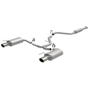 Buick Regal Performance Exhaust - Rear - Magnaflow - Street Series Cat-Back, Dual Split Rear Exit, Stainless Steel - Polished - `11-`17