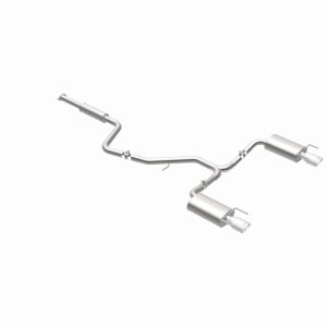 Buick Regal Performance Exhaust - Rear - Magnaflow - Street Series Cat-Back, Dual Split Rear Exit, Stainless Steel - Polished - `11-`17