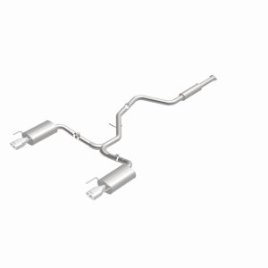 Buick Regal Performance Exhaust - Rear - Magnaflow - Street Series Cat-Back, Dual Split Rear Exit, Stainless Steel - Polished - `11-`17
