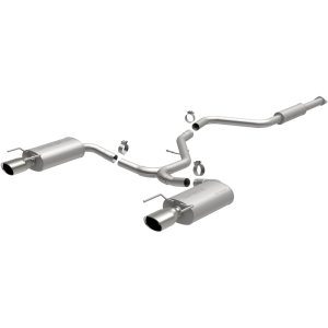 Buick Regal Performance Exhaust - Rear - Magnaflow - Street Series Cat-Back, Dual Split Rear Exit, Stainless Steel - Polished - `11-`17