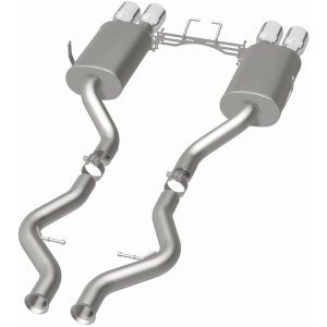 BMW M3 Performance Exhaust - Rear - Magnaflow - Touring Series Cat Back - Polished - `08-`13
