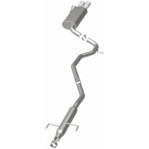 Ford Fusion Performance Exhaust - Rear - Magnaflow - Cat Back Dual Rear Exit - Polished - `10-`12