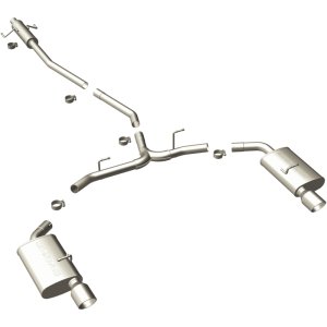 Ford Fusion Performance Exhaust - Rear - Magnaflow - Street Series Cat-Back - Polished - `07-`12
