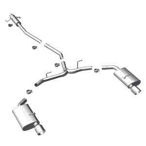 Ford Fusion Performance Exhaust - Rear - Magnaflow - Street Series Cat-Back - Polished - `07-`12