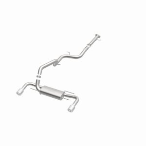 Mazda Mazda 3 Performance Exhaust - Dual Split Rear - Magnaflow - Street Series Cat-Back - Polished - `10-`13