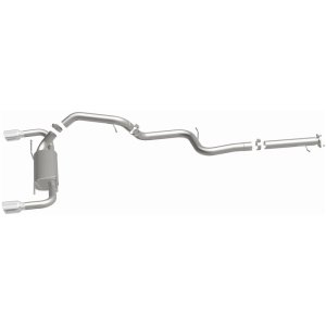 Mazda Mazda 3 Performance Exhaust - Dual Split Rear - Magnaflow - Street Series Cat-Back - Polished - `10-`13