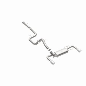 Mazda Mazda 3 Performance Exhaust - Dual Split Rear - Magnaflow - Street Series Cat-Back - Polished - `10-`13