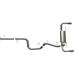Mazda Mazda 3 Performance Exhaust - Dual Split Rear - Magnaflow - Street Series Cat-Back - Polished - `10-`13