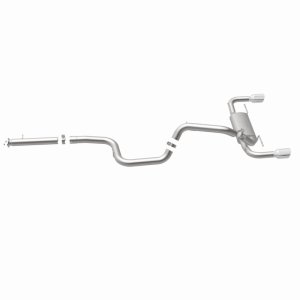 Mazda Mazda 3 Performance Exhaust - Dual Split Rear - Magnaflow - Street Series Cat-Back - Polished - `10-`13