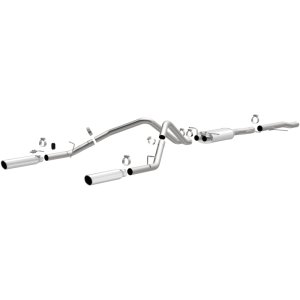 Chevrolet Silverado Performance Exhaust - Rear - Magnaflow - Street Series Cat Back - Polished - `10-`27