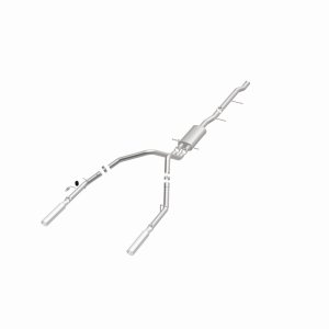 Chevrolet Silverado Performance Exhaust - Rear - Magnaflow - Street Series Cat Back - Polished - `10-`27