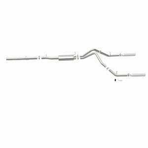 Chevrolet Silverado Performance Exhaust - Rear - Magnaflow - Street Series Cat Back - Polished - `10-`27