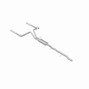 Chevrolet Silverado Performance Exhaust - Rear - Magnaflow - Street Series Cat Back - Polished - `10-`27
