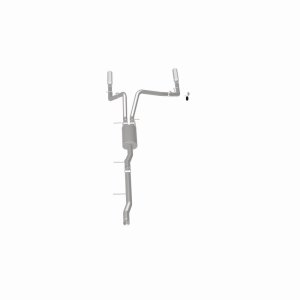 Chevrolet Silverado Performance Exhaust - Rear - Magnaflow - Street Series Cat Back - Polished - `10-`27