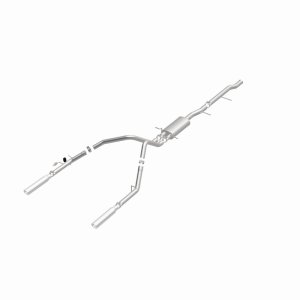 Chevrolet Silverado Performance Exhaust - Rear - Magnaflow - Street Series Cat Back - Polished - `10-`27