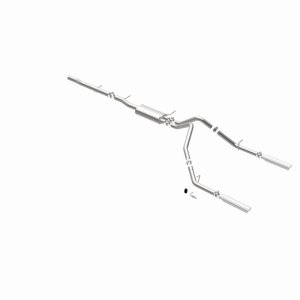 Chevrolet Silverado Performance Exhaust - Rear - Magnaflow - Street Series Cat Back - Polished - `10-`27