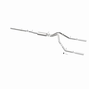 Chevrolet Silverado Performance Exhaust - Rear - Magnaflow - Street Series Cat Back - Polished - `10-`27