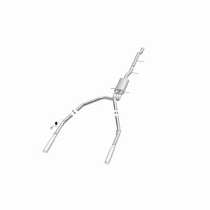 Chevrolet Silverado Performance Exhaust - Rear - Magnaflow - Street Series Cat Back - Polished - `10-`27