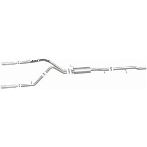 Chevrolet Silverado Performance Exhaust - Rear - Magnaflow - Street Series Cat Back - Polished - `10-`27