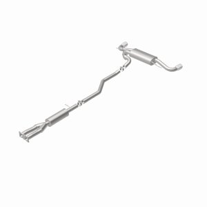Land Rover LR2 Performance Exhaust - Rear - Magnaflow - Cat-Back, Touring Series, Dual Split Rear Exit, 2.5 in Mandrel-Bent Piping, 2 Straight-Through Mufflers, 3.5 in Polished Double-Wall Angle-Cut Tips, Stainless Steel - Polished - `08-`12