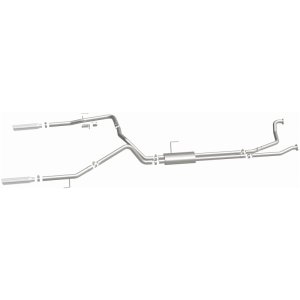 Nissan Titan Performance Exhaust - Dual Split Rear - Magnaflow - Street Series Cat-Back - `07-`15
