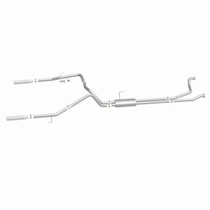 Nissan Titan Performance Exhaust - Dual Split Rear - Magnaflow - Street Series Cat-Back - `07-`15