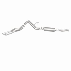 Ford F-150 Raptor Performance Exhaust - Dual Same Side Behind Passenger Rear Tire - Magnaflow - Street Series Cat-Back - `10-`14