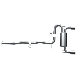 Mitsubishi Lancer Performance Exhaust - Dual Rear Exit - Magnaflow - Cat Back - Street Series - `09-`11