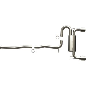 Mitsubishi Lancer Performance Exhaust - Dual Rear Exit - Magnaflow - Cat Back - Street Series - `09-`11