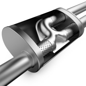 Mitsubishi Lancer Performance Exhaust - Dual Rear Exit - Magnaflow - Cat Back - Street Series - `09-`11